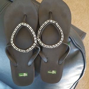 Flip Flops with bling.